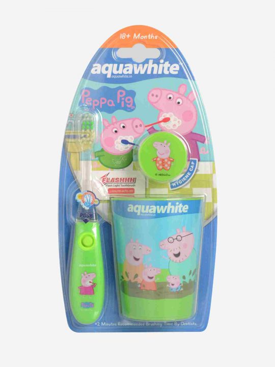 Peppa Pig green set of 3 front